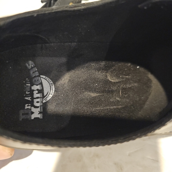 Dr Martens Zavala Lo Womens Size 8 Mens Sz 7 Black Leather Oxford Shoes - Picture 7 of 8